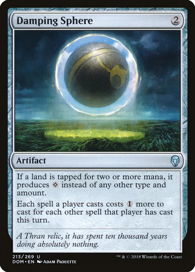 Damping Sphere [Dominaria] Magic: The Gathering