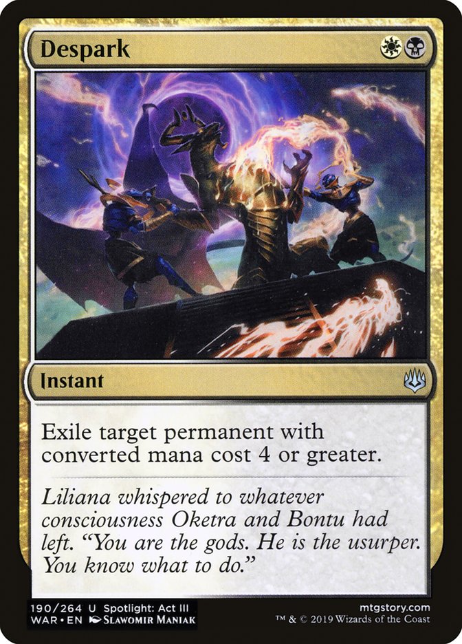 Despark [War of the Spark] Magic: The Gathering