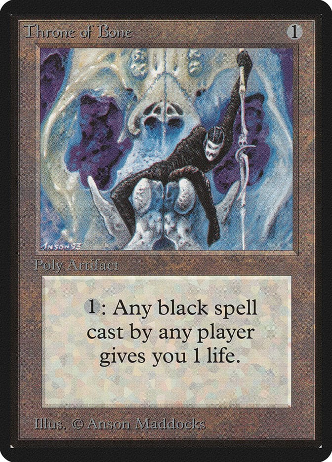 Throne of Bone [Beta Edition] Magic: The Gathering