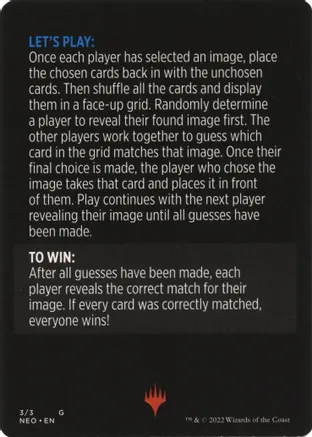 Cyber Simulacrum (Magic Minigame) [Kamigawa: Neon Dynasty Minigame] Magic: The Gathering
