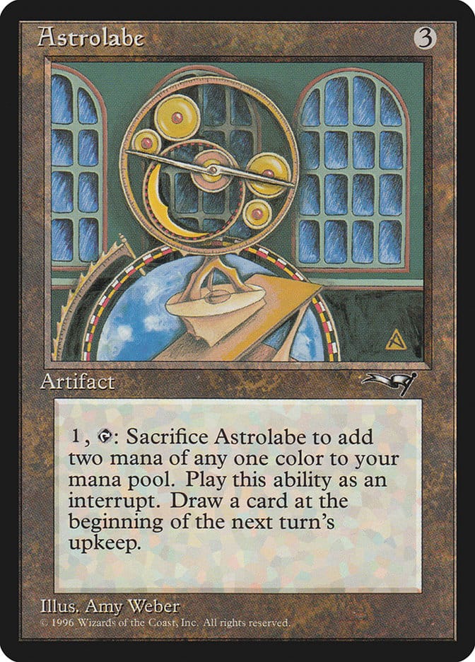 Astrolabe (Yellow Signature) [Alliances] Magic: The Gathering