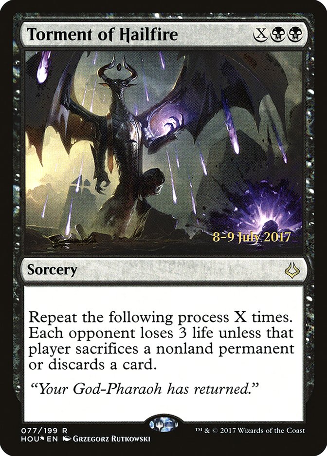 Torment of Hailfire [Hour of Devastation Prerelease Promos] Magic: The Gathering