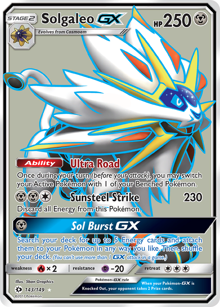 Solgaleo GX (143/149) [Sun & Moon: Base Set] Pokémon