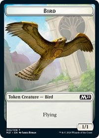 Bird // Griffin Double-Sided Token [Core Set 2021 Tokens] Magic: The Gathering