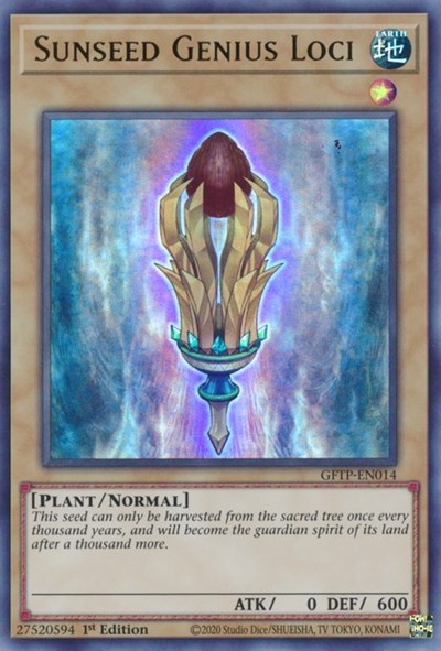 Sunseed Genius Loci [GFTP-EN014] Ultra Rare - Yugioh Cards For Your TCG Needs!