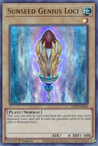 Sunseed Genius Loci [GFTP-EN014] Ultra Rare - Yugioh Cards For Your TCG Needs!