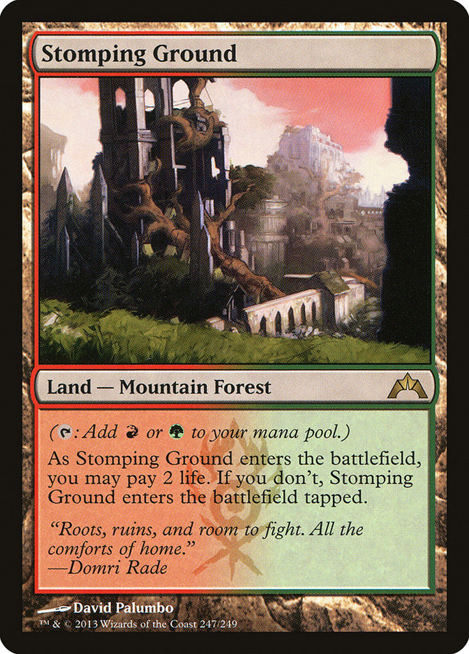 Stomping Ground [Gatecrash] Magic: The Gathering