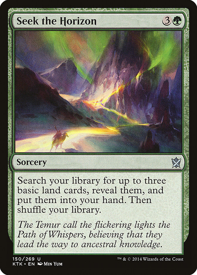 Seek the Horizon [Khans of Tarkir] Magic: The Gathering