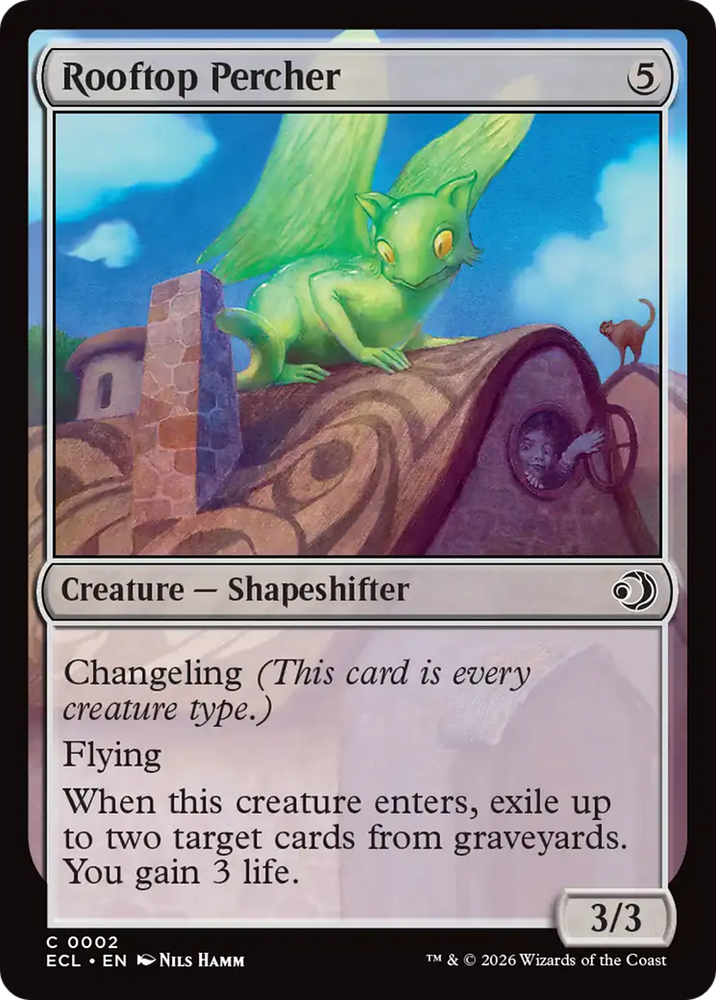 Rooftop Percher [Lorwyn Eclipsed] Magic: The Gathering