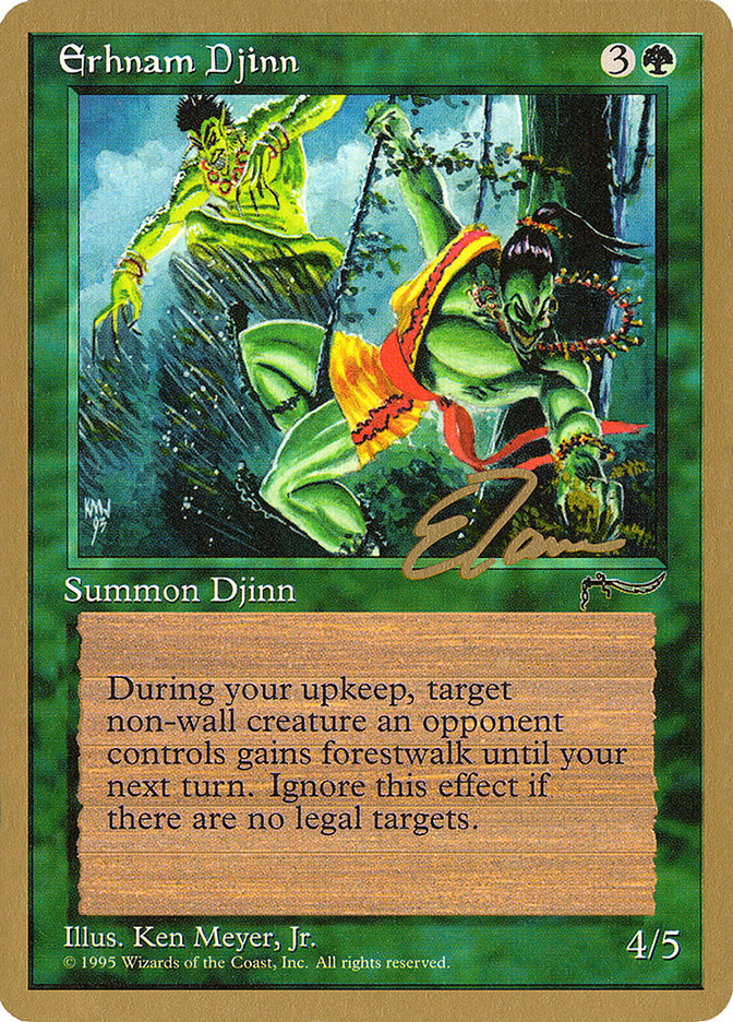 Erhnam Djinn (Eric Tam) [Pro Tour Collector Set] Magic: The Gathering