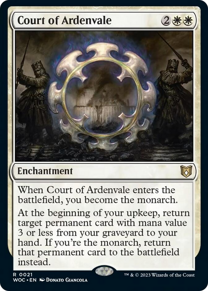 Court of Ardenvale [Wilds of Eldraine Commander] Magic: The Gathering