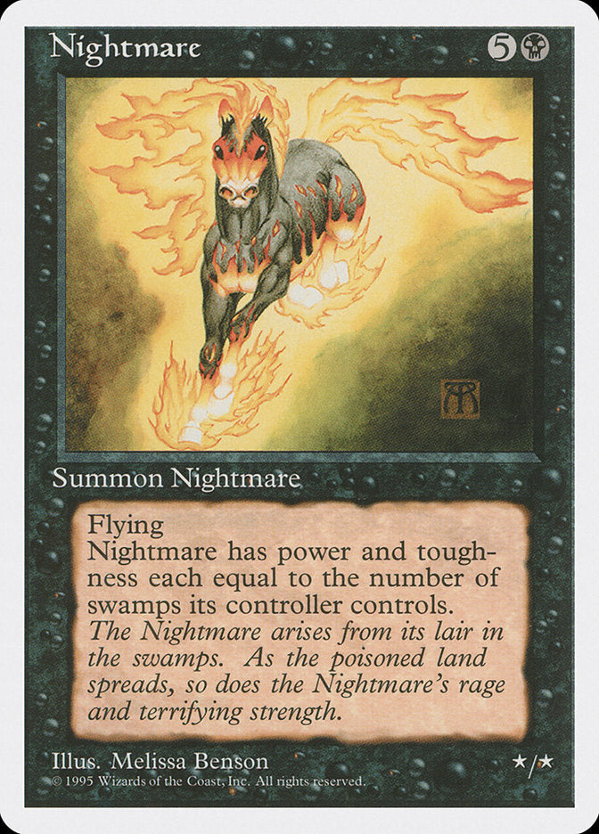 Nightmare [Fourth Edition] Magic: The Gathering