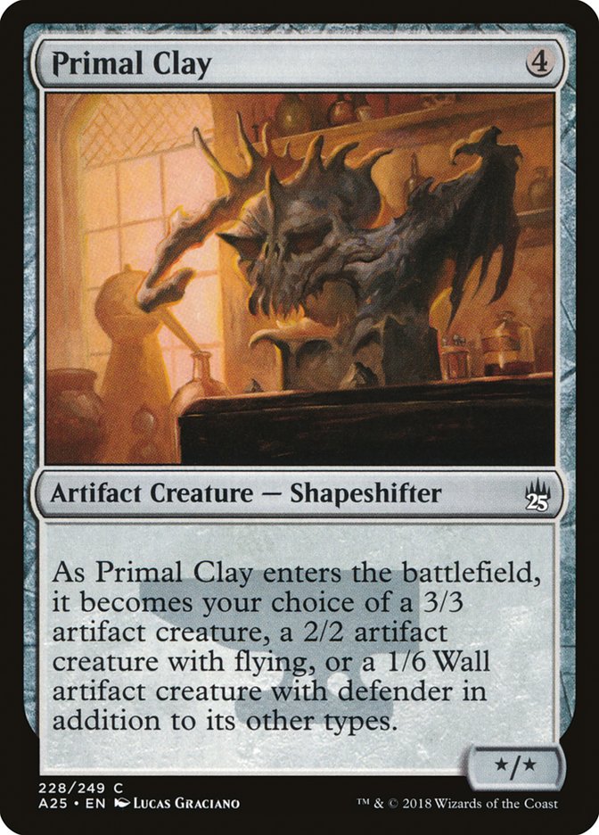 Primal Clay [Masters 25] Magic: The Gathering
