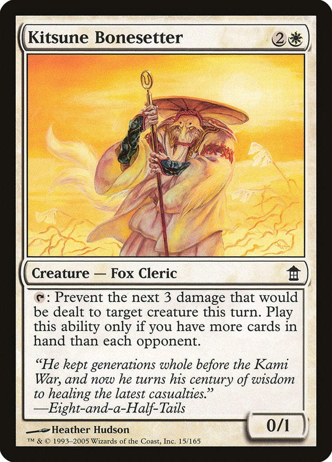 Kitsune Bonesetter [Saviors of Kamigawa] Magic: The Gathering