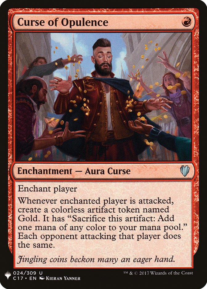 Curse of Opulence [Mystery Booster] Magic: The Gathering