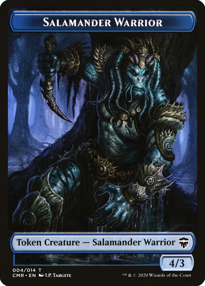 Salamander Warrior Token [Commander Legends Tokens] Magic: The Gathering