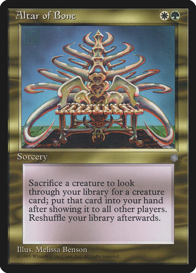 Altar of Bone [Ice Age] Magic: The Gathering
