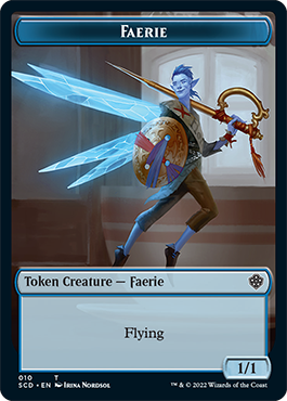Pegasus // Faerie Double-Sided Token [Starter Commander Decks] Magic: The Gathering