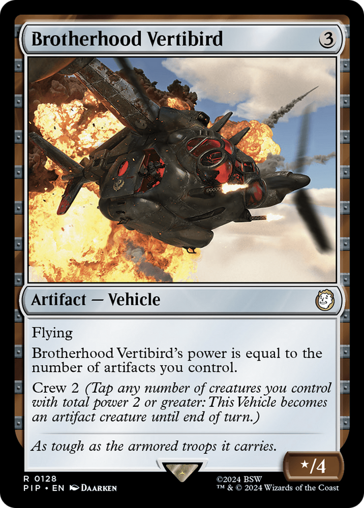 Brotherhood Vertibird [Fallout] Magic: The Gathering