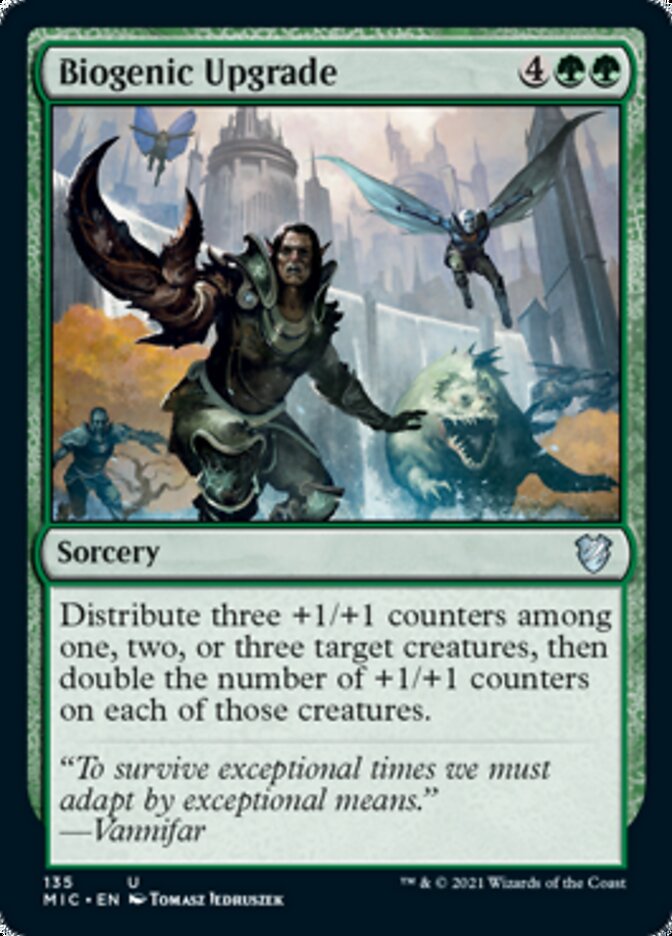 Biogenic Upgrade [Innistrad: Midnight Hunt Commander] Magic: The Gathering