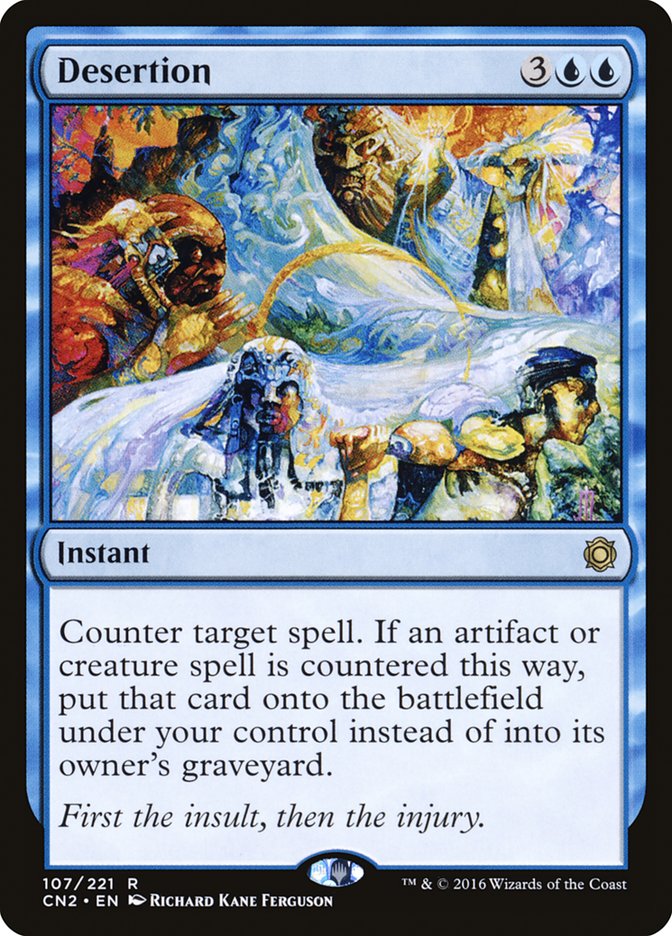 Desertion [Conspiracy: Take the Crown] Magic: The Gathering