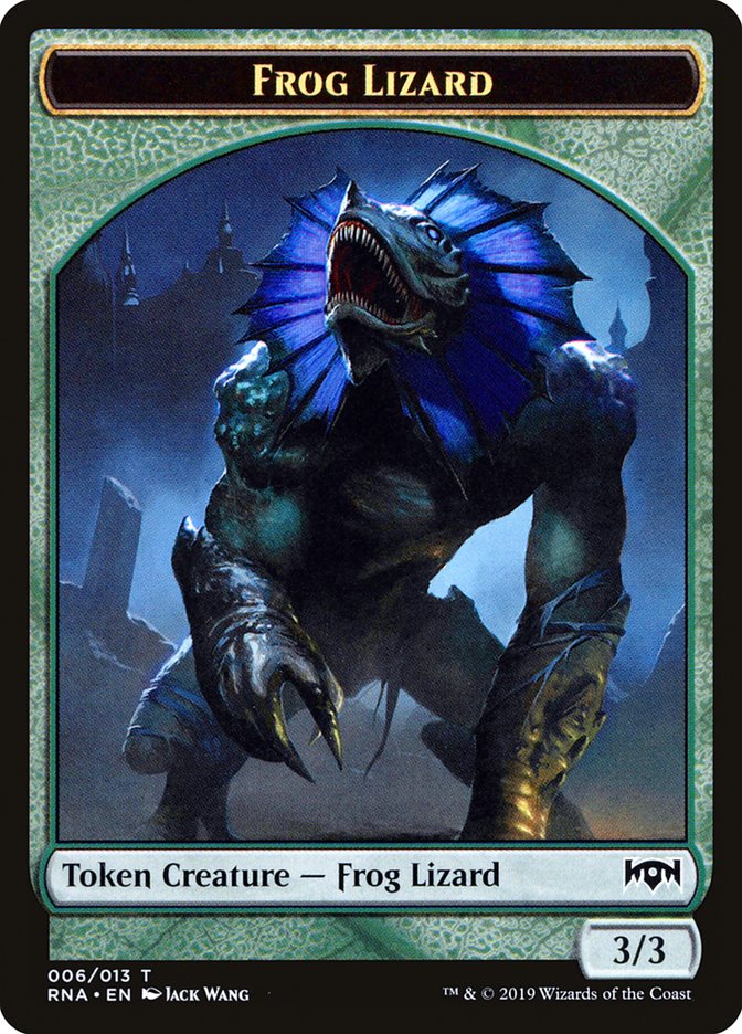 Frog Lizard Token [Ravnica Allegiance Tokens] Magic: The Gathering