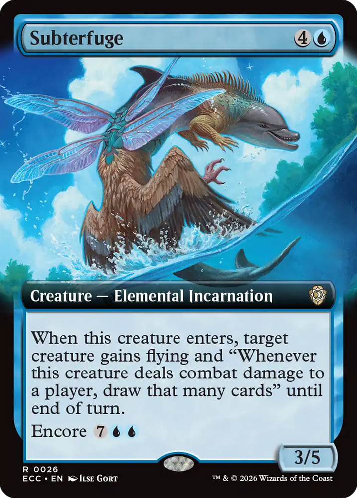 Subterfuge (Extended Art) [Lorwyn Eclipsed Commander] Magic: The Gathering