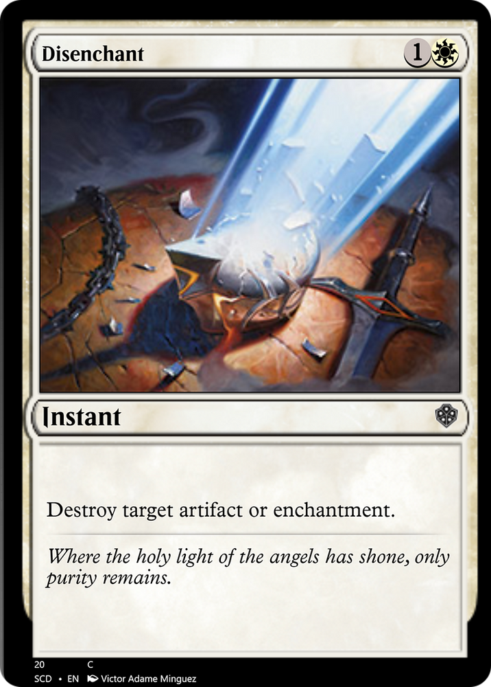 Disenchant [Starter Commander Decks] Magic: The Gathering