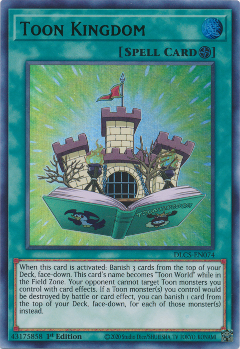 Toon Kingdom (Green) [DLCS-EN074] Ultra Rare - Yugioh Cards For Your TCG Needs!