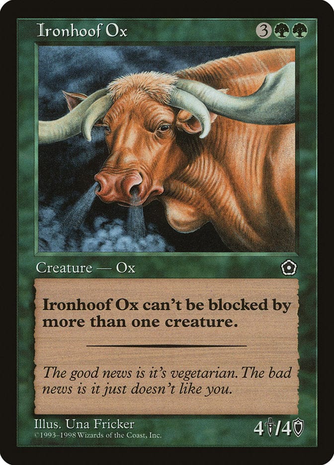 Ironhoof Ox [Portal Second Age] Magic: The Gathering