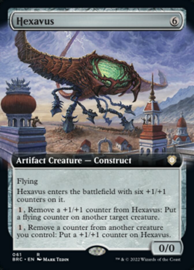 Hexavus (Extended Art) [The Brothers' War Commander] Magic: The Gathering