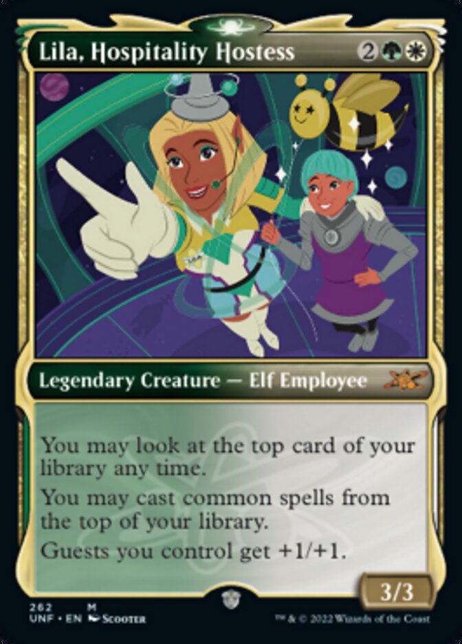 Lila, Hospitality Hostess (Showcase) [Unfinity] Magic: The Gathering