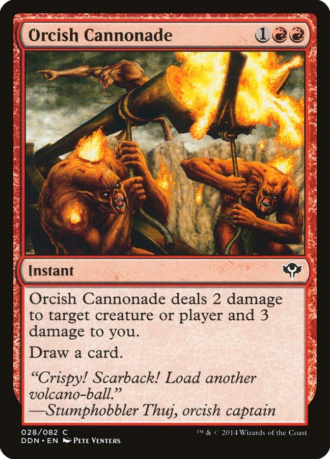 Orcish Cannonade [Duel Decks: Speed vs. Cunning] Magic: The Gathering