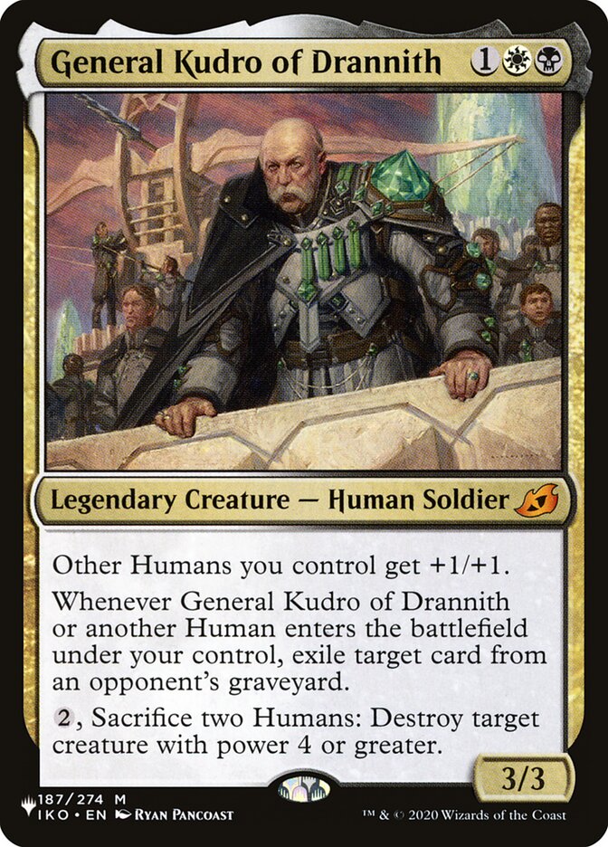 General Kudro of Drannith [The List] Magic: The Gathering