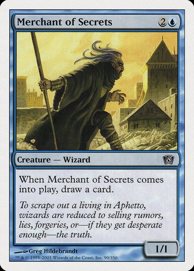 Merchant of Secrets [Eighth Edition] Magic: The Gathering