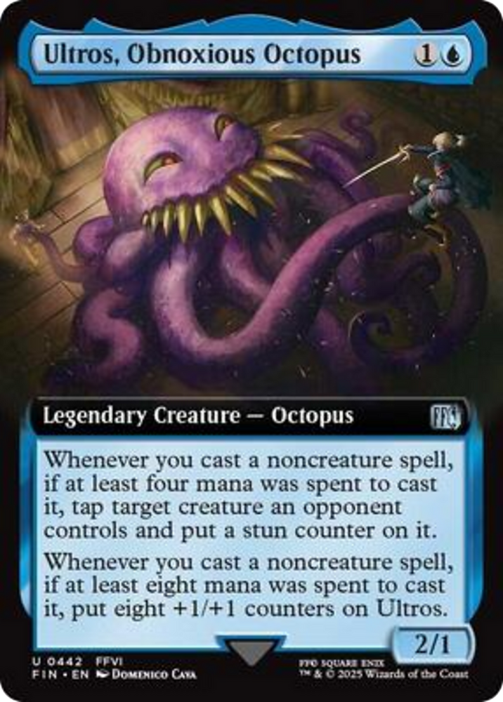 Ultros, Obnoxious Octopus (Extended Art) [FINAL FANTASY] Magic: The Gathering
