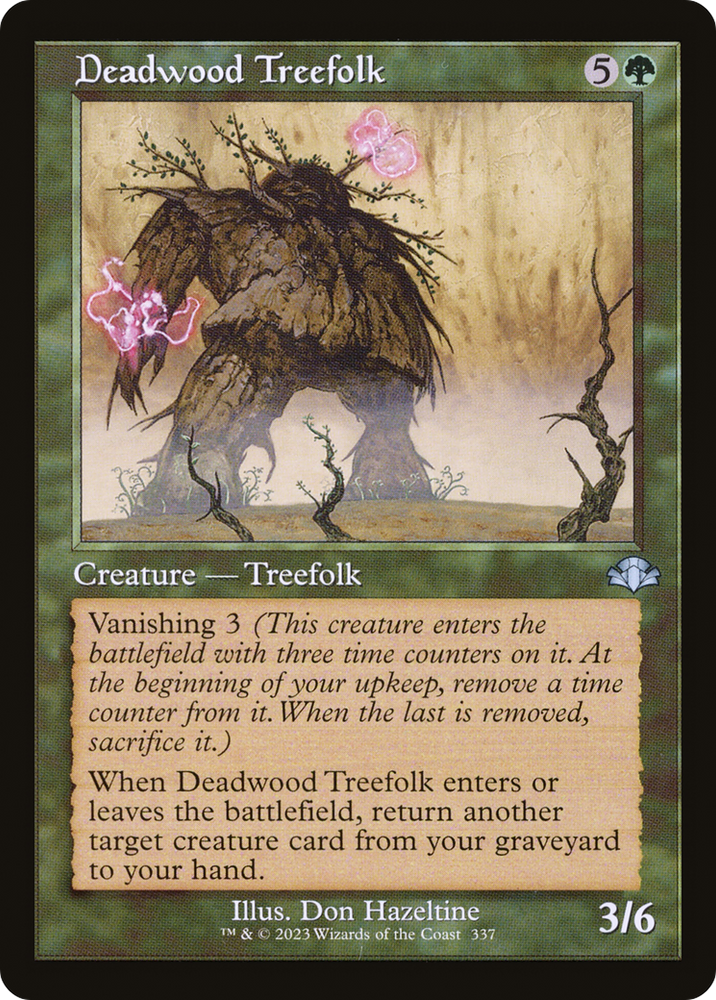 Deadwood Treefolk (Retro) [Dominaria Remastered] Magic: The Gathering