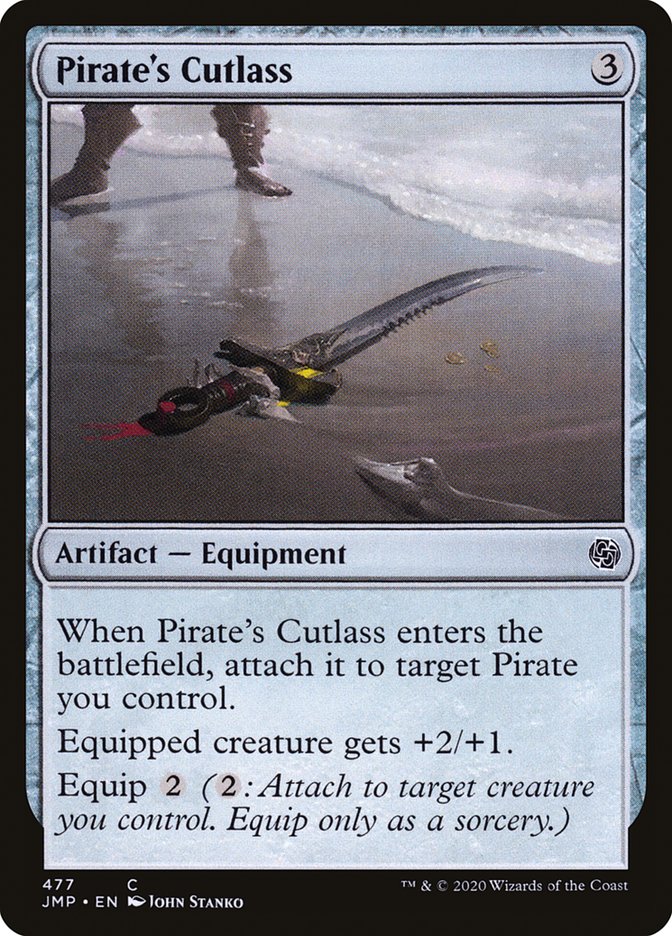 Pirate's Cutlass [Jumpstart] Magic: The Gathering
