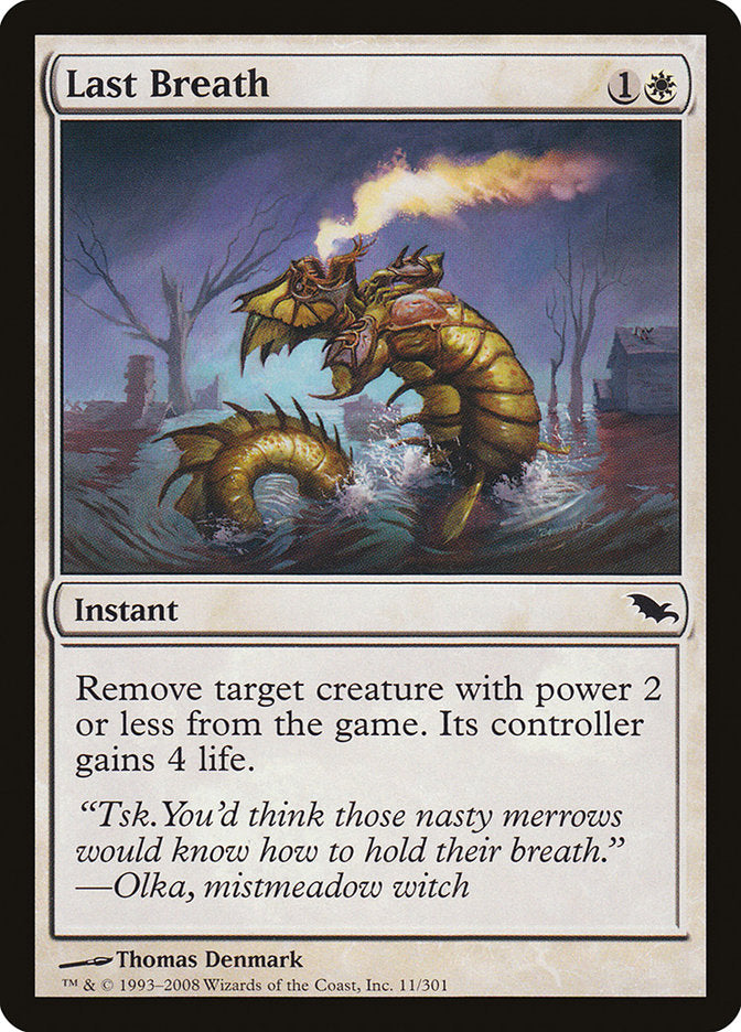 Last Breath [Shadowmoor] Magic: The Gathering