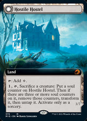 Hostile Hostel // Creeping Inn (Extended Art) [Innistrad: Midnight Hunt] Magic: The Gathering