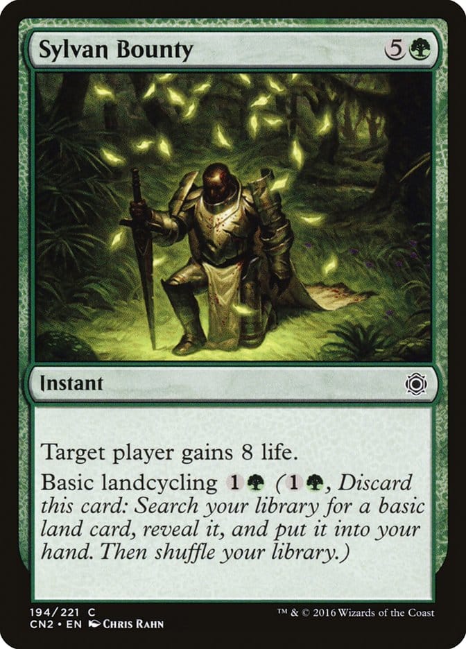 Sylvan Bounty [Conspiracy: Take the Crown] Magic: The Gathering