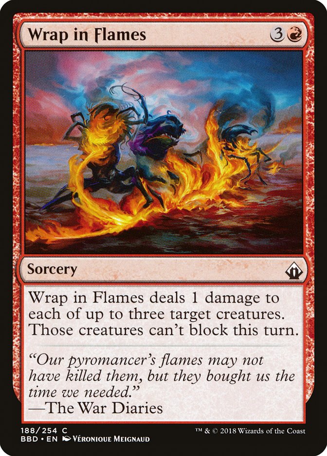 Wrap in Flames [Battlebond] Magic: The Gathering