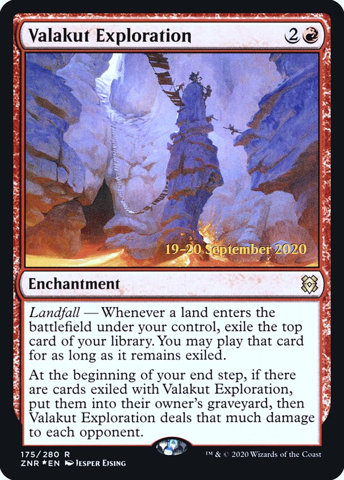 Valakut Exploration [Zendikar Rising Prerelease Promos] Magic: The Gathering