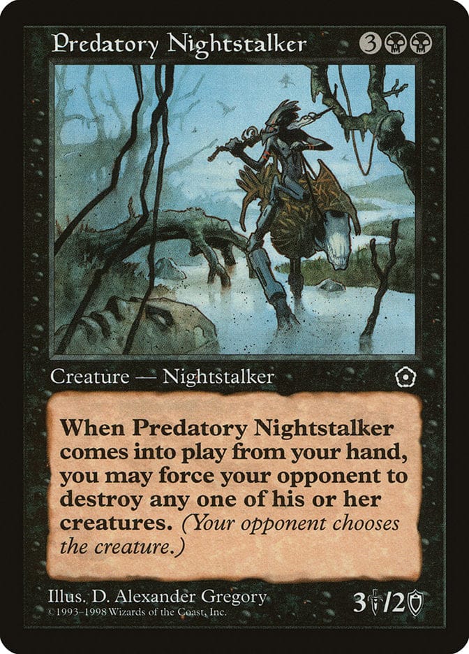 Predatory Nightstalker [Portal Second Age] Magic: The Gathering