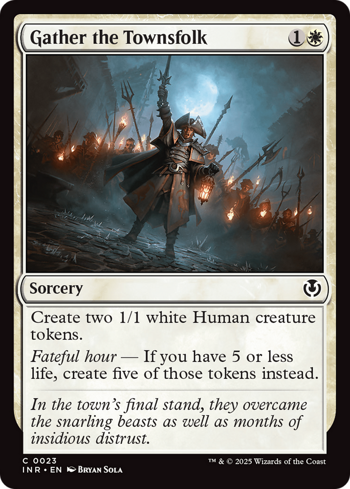 Gather the Townsfolk [Innistrad Remastered] Magic: The Gathering