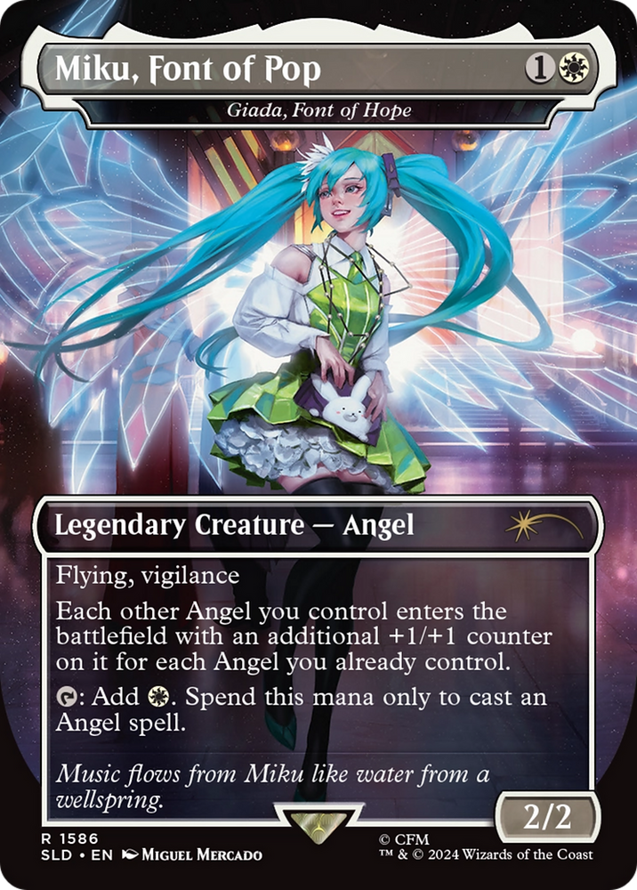 Miku, Font of Pop - Giada, Font of Hope [Secret Lair Drop Series] Magic: The Gathering