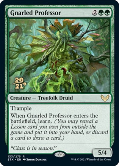 Gnarled Professor [Strixhaven: School of Mages Prerelease Promos] Magic: The Gathering