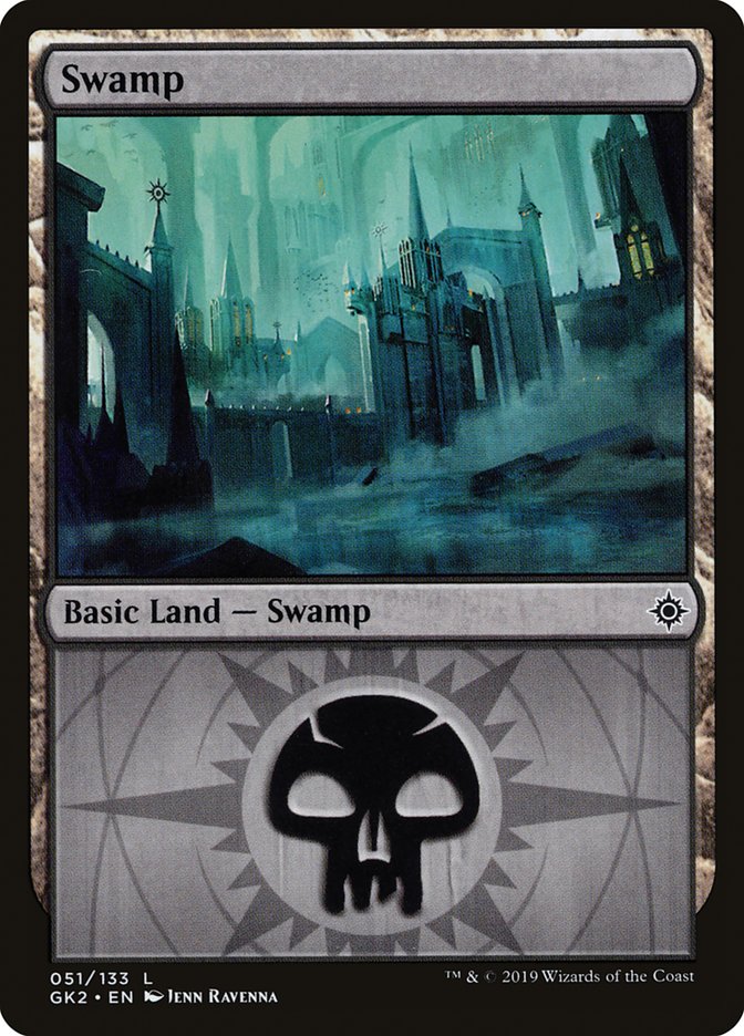 Swamp (51) [Ravnica Allegiance Guild Kit] Magic: The Gathering