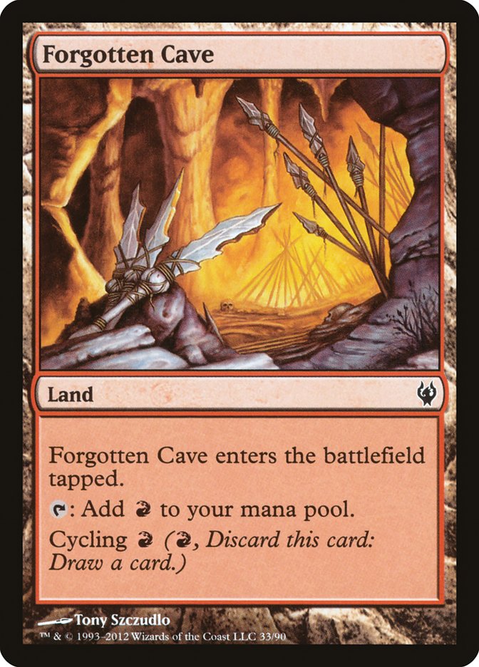 Forgotten Cave [Duel Decks: Izzet vs. Golgari] Magic: The Gathering