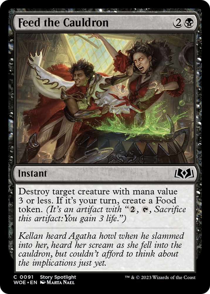 Feed the Cauldron [Wilds of Eldraine] Magic: The Gathering